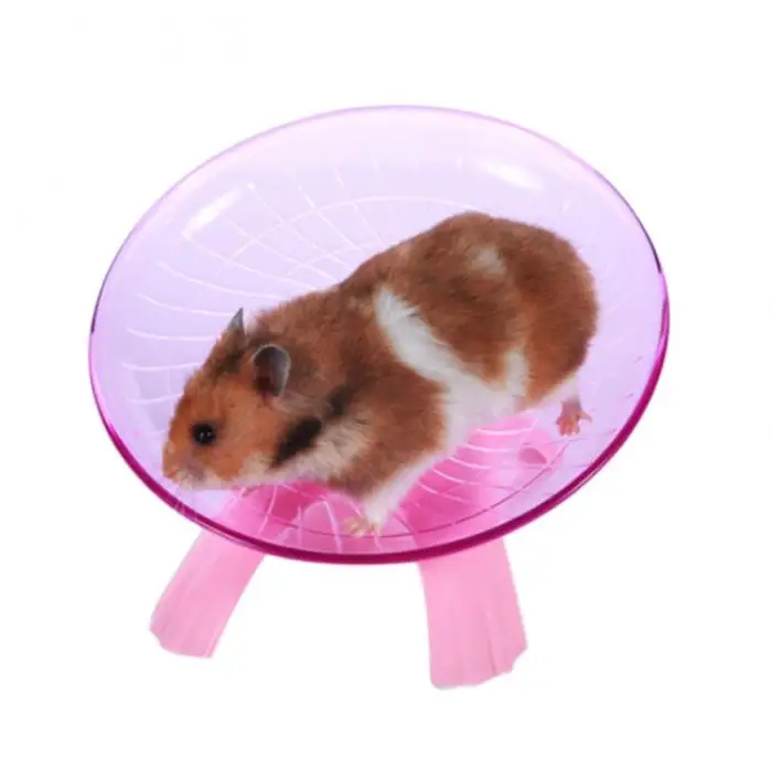 Игрушка для домашних животных хомяк диск для бега ПЭТ Exsecise летающая тарелка Спортивное колесо E2S