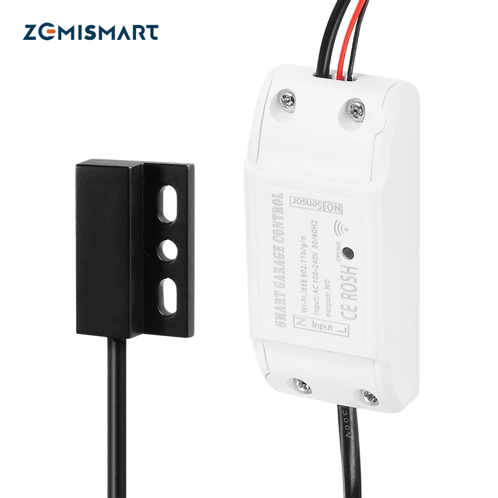 Zemismart Wifi Garage Door Controller For Car Garage Door Opener