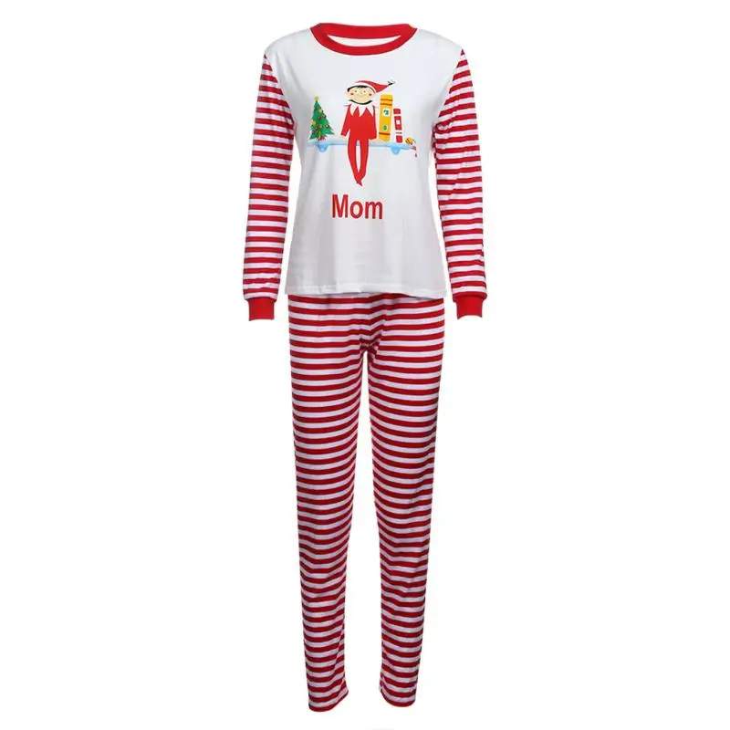 

family matching clothes Set family look family christmas pajamas T-shirt + Pants Suit mother and daughter clothes family kits