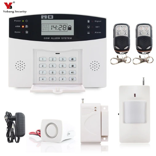 

SmartYIBA Wireless Home GSM Security Alarm System DIY Kit Smoke Fire Sensor Burglar Alarm System Russian French Spanish Italian