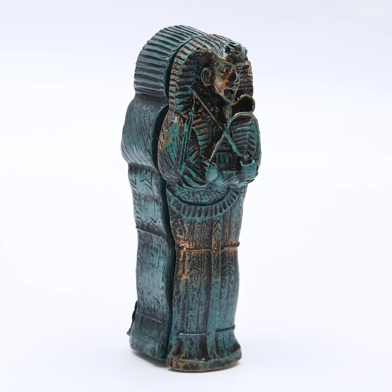 Креативная Статуэтка египетская Мумия скульптура череп ремесленные статуи для украшения домашние украшения для Хэллоуина Декор для аквариума подарок
