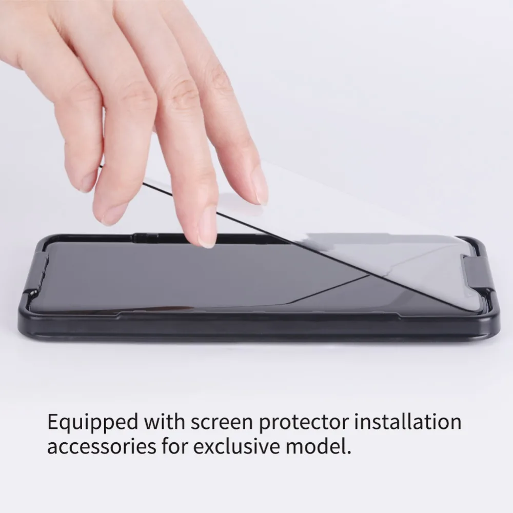 Оригинал NILLKIN для Samsung Galaxy S9 стекло 9D DS + MAX изогнутое полностью закаленное plus