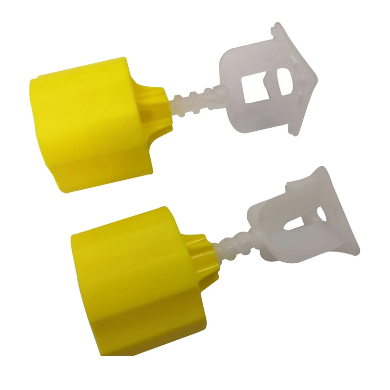 

Plastic Clips Floor Wall Tiling Spacers Strap 50 yellow caps + 1.5mm 100pcs flat base clips + 1.5mm 50pcs cross base clips