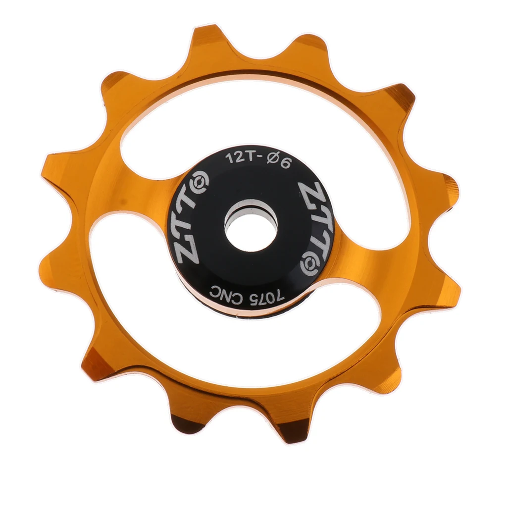 Ceramic Bike Jockey Wheel Pulley Wheel Bicycle Rear Derailleur Guide Pulley 12 T Support 9/10/11 Speed Cycling Bike Parts