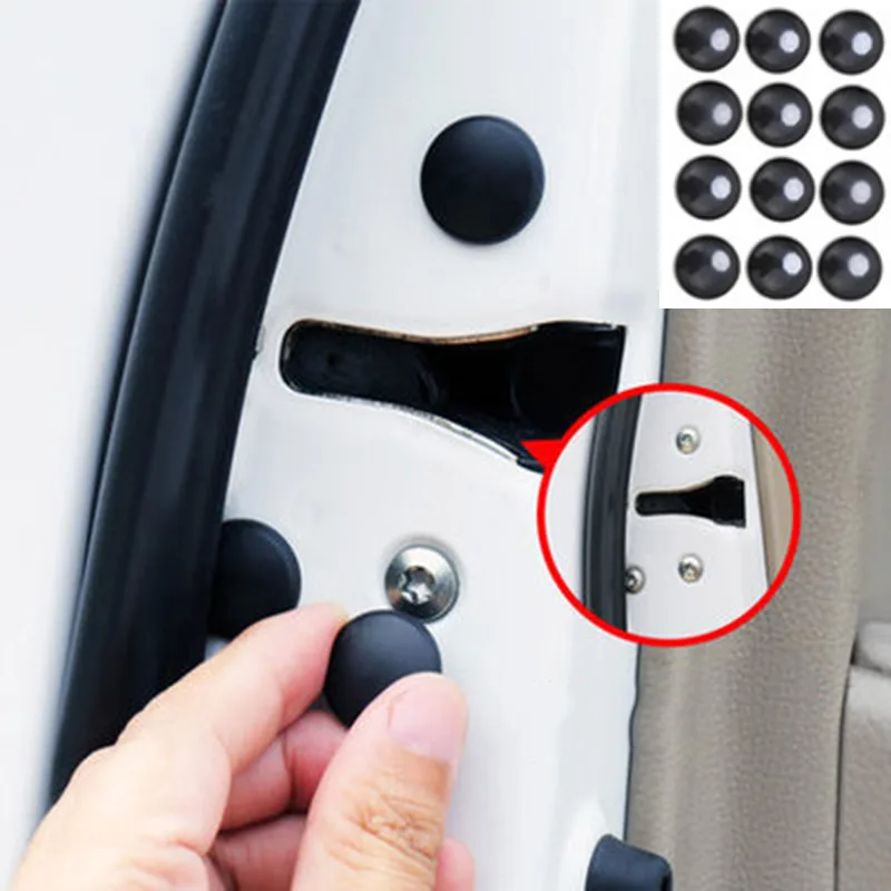 

Car Door Lock Screw Protection Stickers Covers Auto Accessories For Hyundai Matrix IONIQ Elantra Entourage HB20S 2008-2018