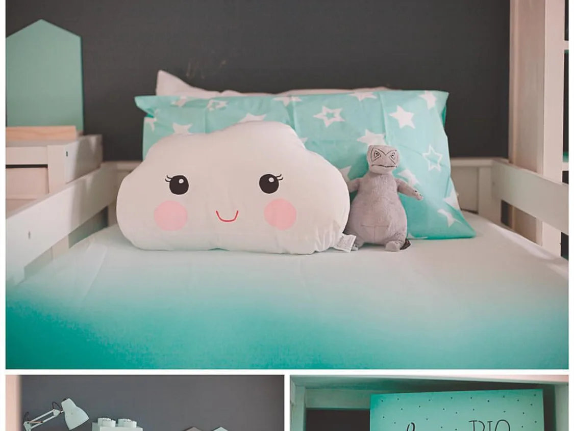 Ins белая улыбка лицо подушки в форме облака мультфильм хлопок подушка с мечта Ребенка украшения для детской комнаты Подушка игрушка для кровати размер 40X26 см