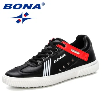 

BONA 2019 New Style Men Casual Shoes Outdoor Trainers Men Sneakers Shoes Comfortable Chunky Shoes Chaussures Homme Male Footwear