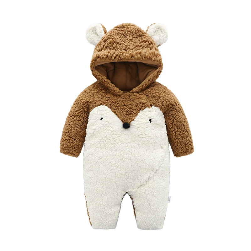 

Ins Explosions Baby Rompers Winter Clothing Climbing Clothes Infants Quilted Thick Warm Winter Clothes Coat