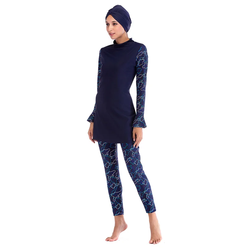 Islâmico Para As Mulheres Muçulmanas Swimwear Conservador