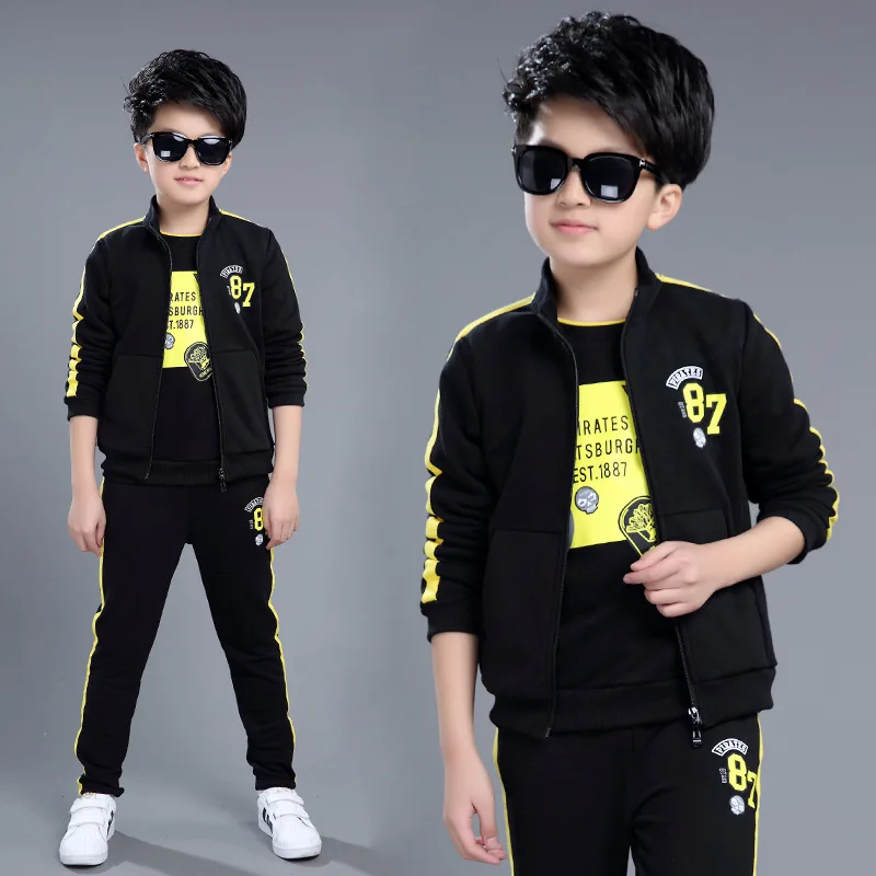 

Kids Boys spring 2017 new fashion sportswear spring boy of three 4-13 years old children