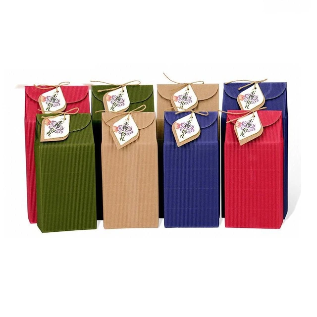 Wholesale Square Shape Small Cute Kraft Paper Packing Gift Box