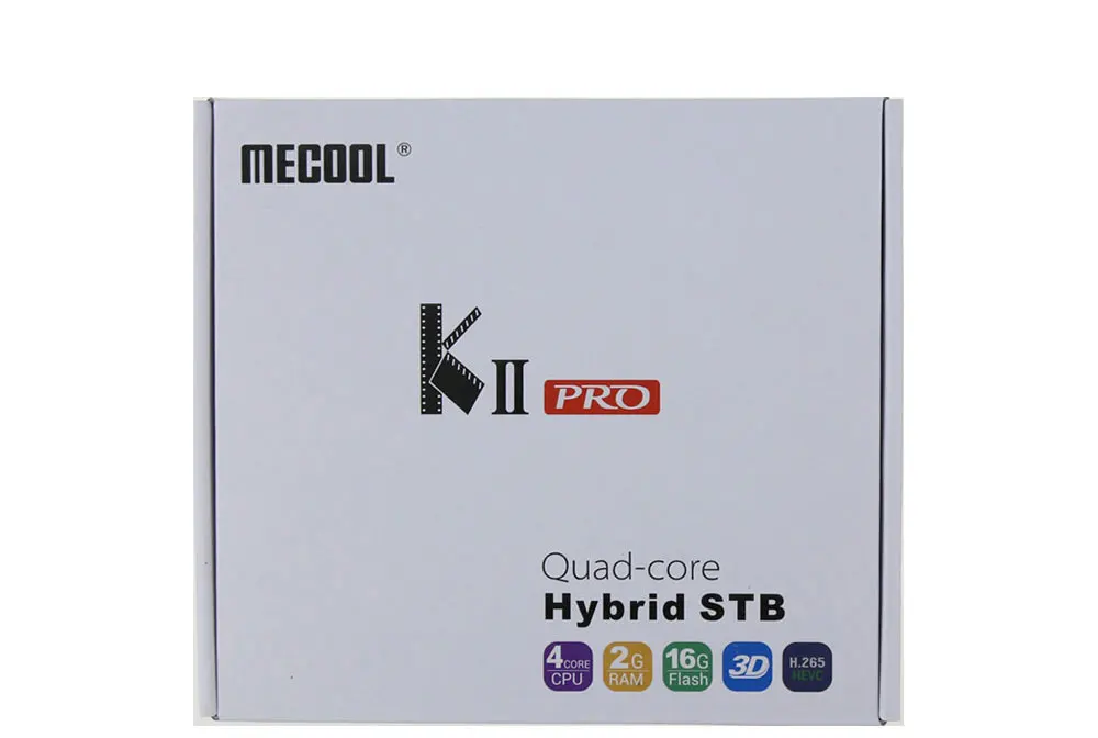 MECOOL Кии PRO ТВ коробка DVB-S2 DVB-T2 DVB-C Android 7,1 Amlogic S905D 4 К BT4.0 Декодер каналов кабельного телевидения Поддержка 2,4 г/5 г WI-FI CCCAM IP ТВ