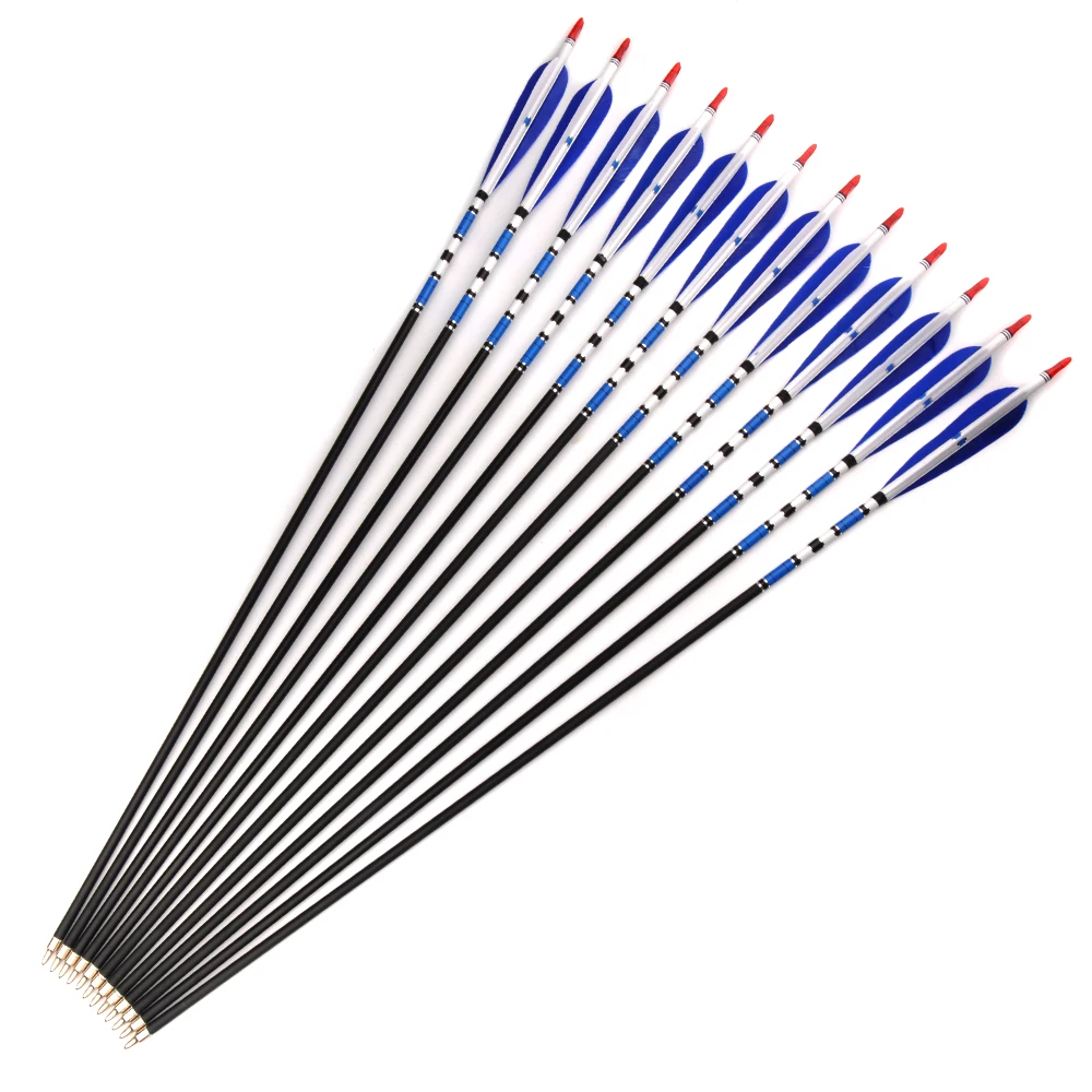 Стрелы Spine 500 карбоновые для охоты 31 дюйм 6/12/24 шт.|spine 500|carbon arrows spinearrow |
