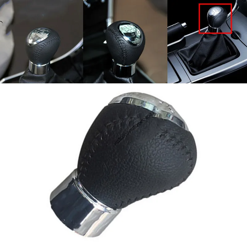 6 Speed For Mazda 6 Mazda 5 Mazda 3 Leather Chrome Manual Gear Shift