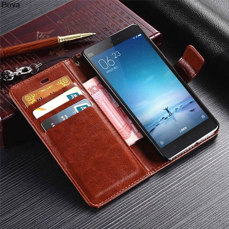 Capa fundas Xiao mi 4C mi 4i tarjeta titular funda para Xiao mi 4c mi 4c 4i pu cuero teléfono caso ultra fino billetera tapa