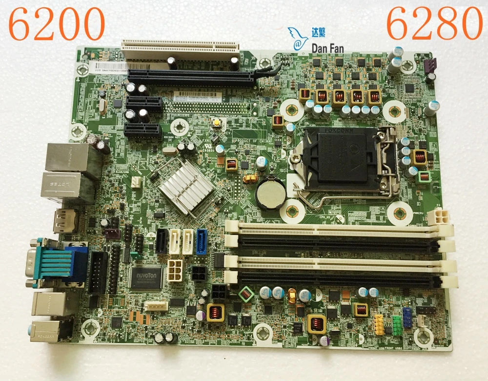 615114-001 для HP Compaq 6200 6280 настольная материнская плата 614036-002 61174-000 LGA1155 100%