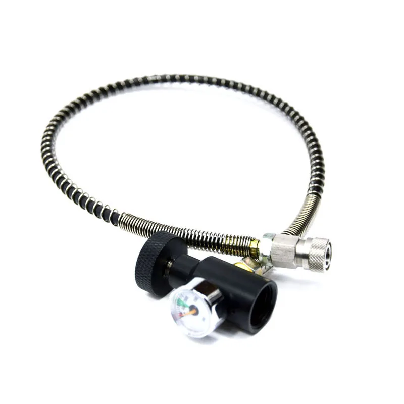 PCP Paintball ON/OFF Valve Air Tank Fill Adapter Black 3 Options