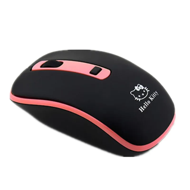 Computer Mice Cute HelloKitty Wireless Mouse 2.4ghz Mouse 1200DPI Game Pro Gift 