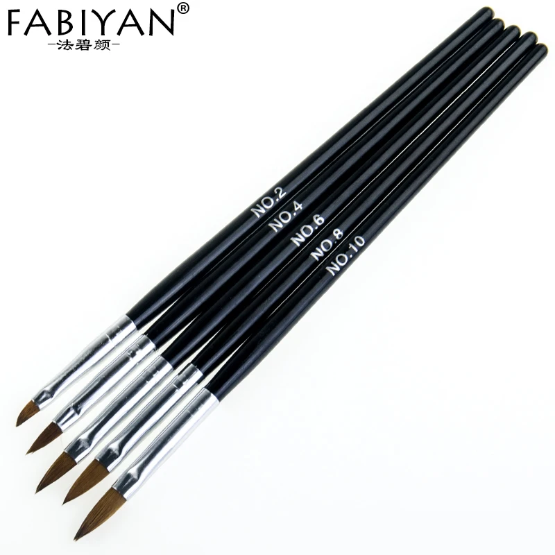 

5pc/set Nail Art Brush Carving Dotting Pen Painting Drawing Sculpture Acrylic Manicure Tool UV Gel Polish Crystal Flower Builder