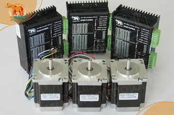 

Hot Selling! Wantai 2 Axis Nema23 Stepper Motors 57BYGH420 185oz-in+Driver DQ542MA 4.2A 50V 128Micro US UK FR IT JP CA Free