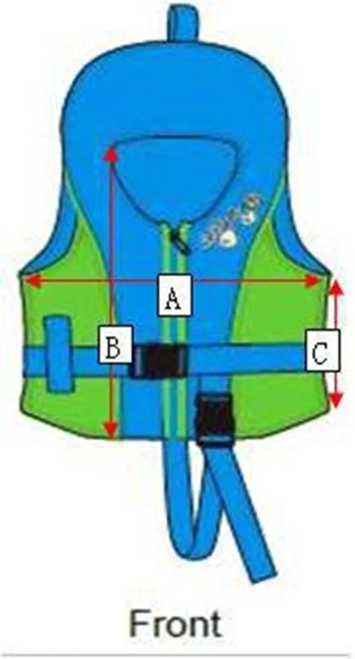 cute 2mm neoprene baby life jacket children swimming vest for kids water sports swimwear samll under 2~4 years red blue SML1