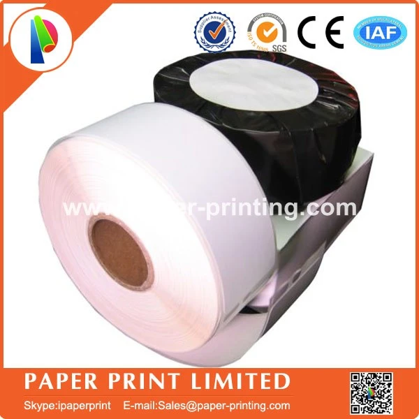 12 Rolls 30252 White Labels, 1 1/8