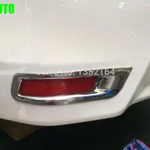 Авто Задние противотуманные фары крышка лампы bazel trimr для toyota corolla, углеродного волокна, стайлинга автомобилей