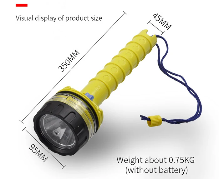 YONSUB подводное погружение вспышка светильник подводный водонепроницаемый светодиодный дайвер светильник фонарь подводная рыбалка светодиодный Дайвинг лампа
