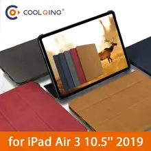 Оригинальный BGR планшеты чехол для iPad Air 10,5 ''2019 Smart Case с сна/Пробуждение ультра-тонкий чехол из искусственной кожи с защелкой для Apple iPad