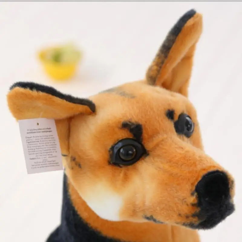 Гигантский плюшевый игрушка для собак реалистичные мягкие животные немецкая собака овчарка Плюшевые игрушки подарок для детей