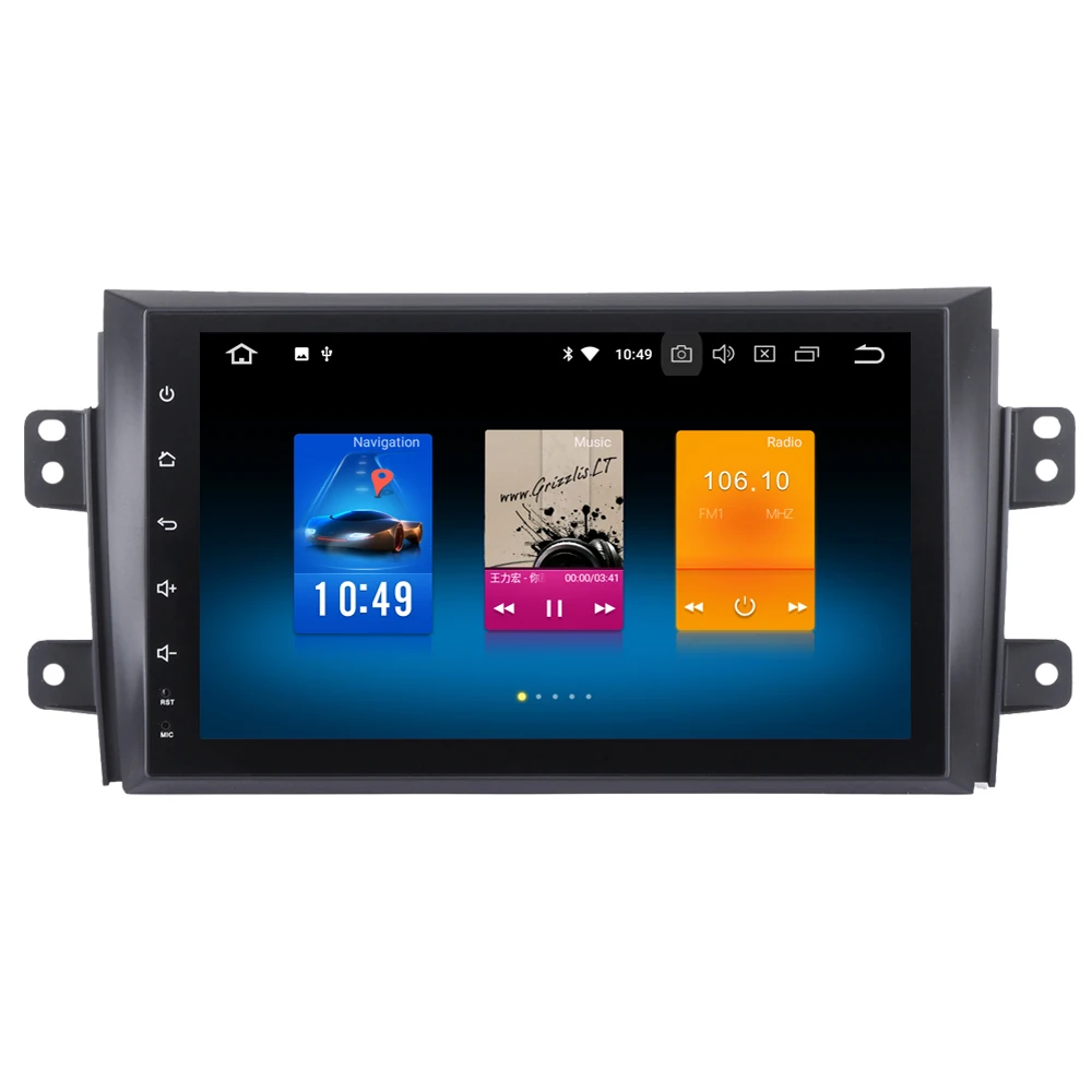 Top Octa Core Android 9.0 Car Radio for Suzuki SX4 2006 - 2011 with Stereo GPS Navigation Sat Navi Audio Video Player ( NO DVD ) 1