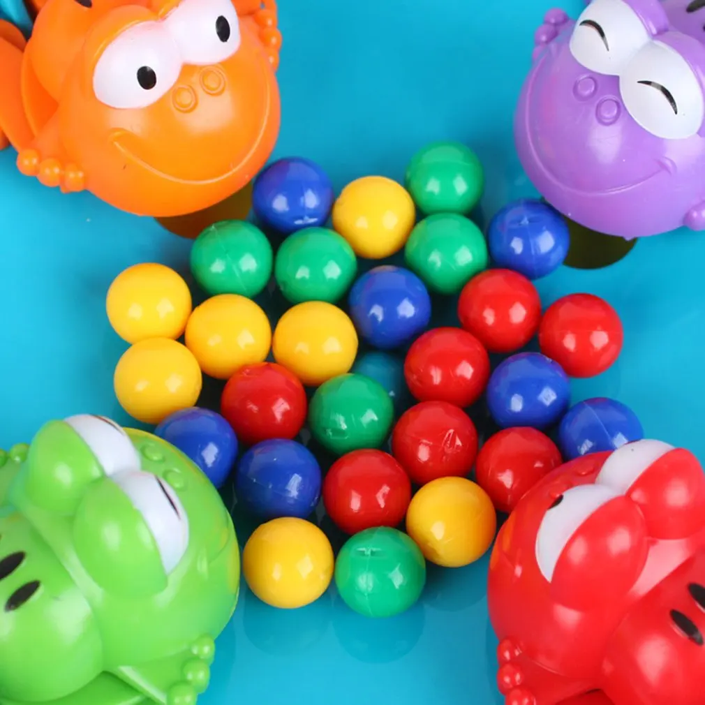 Забавные Лягушата глотания шарики многопользовательские настольной игры и игрушки кормления голодных Froggies настольных родитель-ребенок