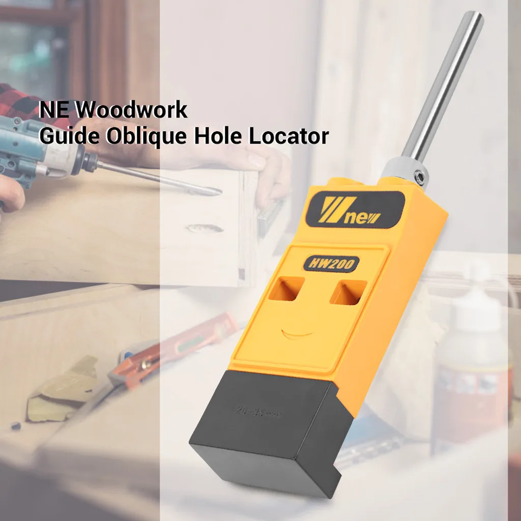 

HW200 inclined hole locator DIY woodworking kit positioning drilling tool set practical tools woodworking tools 2019