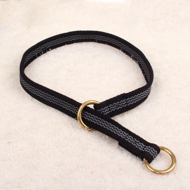 Buy Nylon and Rubber dog Collar P chain Non slip Dog