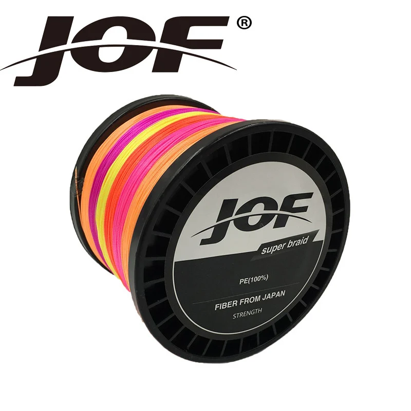 JOF Braided font b Fishing b font Line 500m PE Material Line Multifilament font b Fishing