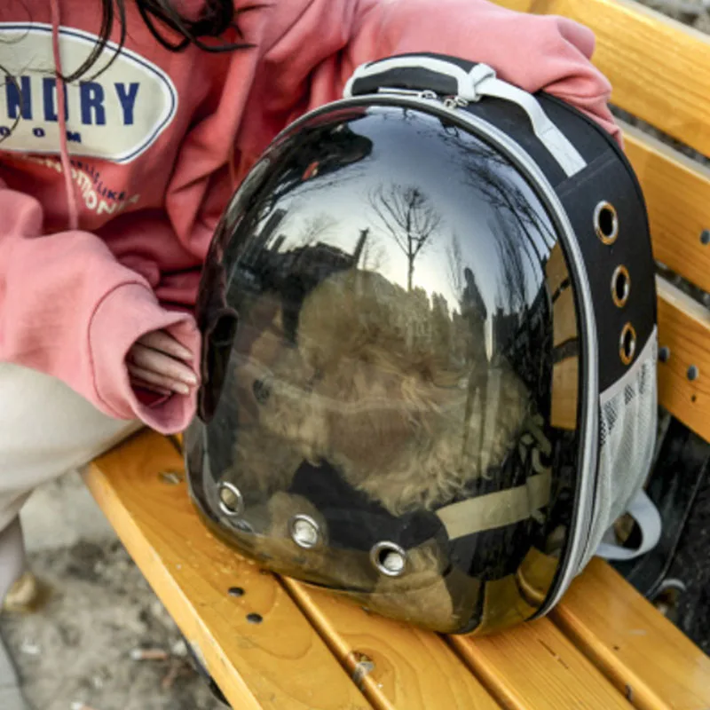

Dog Cat Pet Carrier Backpack Seat High Quality Transparent Bubble Recycled Outdoor Travel Space Capsule Astronaut Breathable