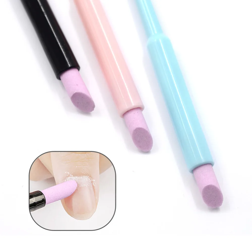 

Meilcailin NEW 1Pc Cuticle Pusher Quartz Manicure Buffing Polished Rods Durable Dead Skin Pusher Nails Art Cleaning Nail Tools