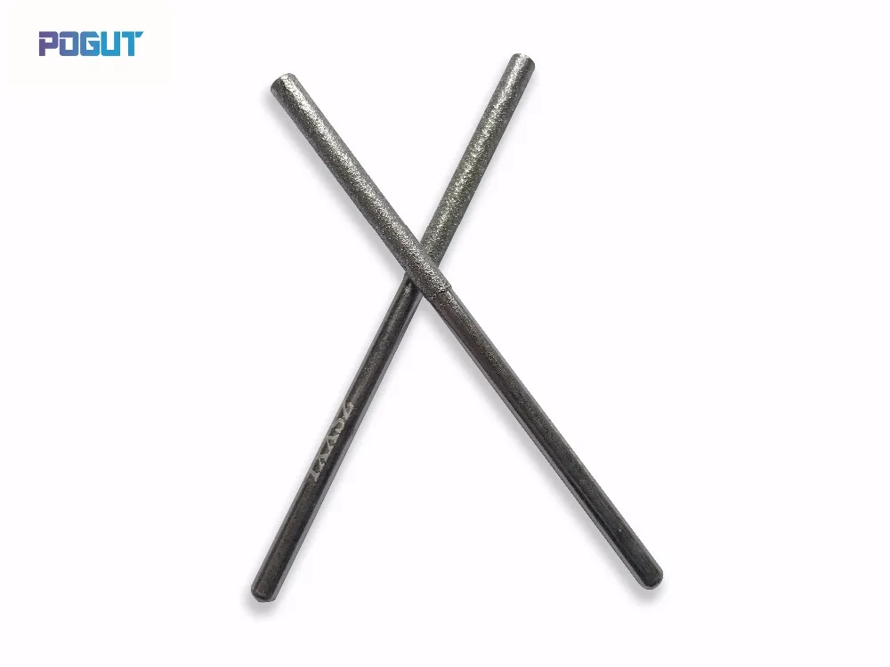 Length 70mm 3mm Diamond Cylindrical Burs Set DREMEL 3mm Shank Rotary Tool Drill Bit for grinding jade, stone, marble, glass