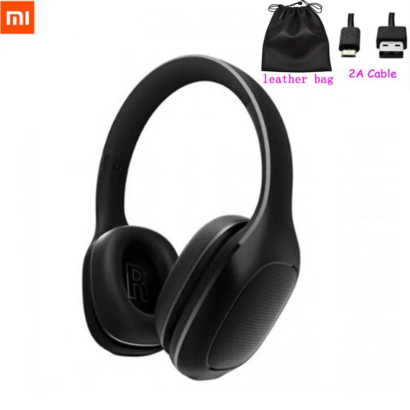 

2018 Xiaomi Mi Bluetooth Wireless Headphones 4.1 Version Bluetooth Earphone aptX 40mm Dynamic PU Headset For Mobile Phone Games