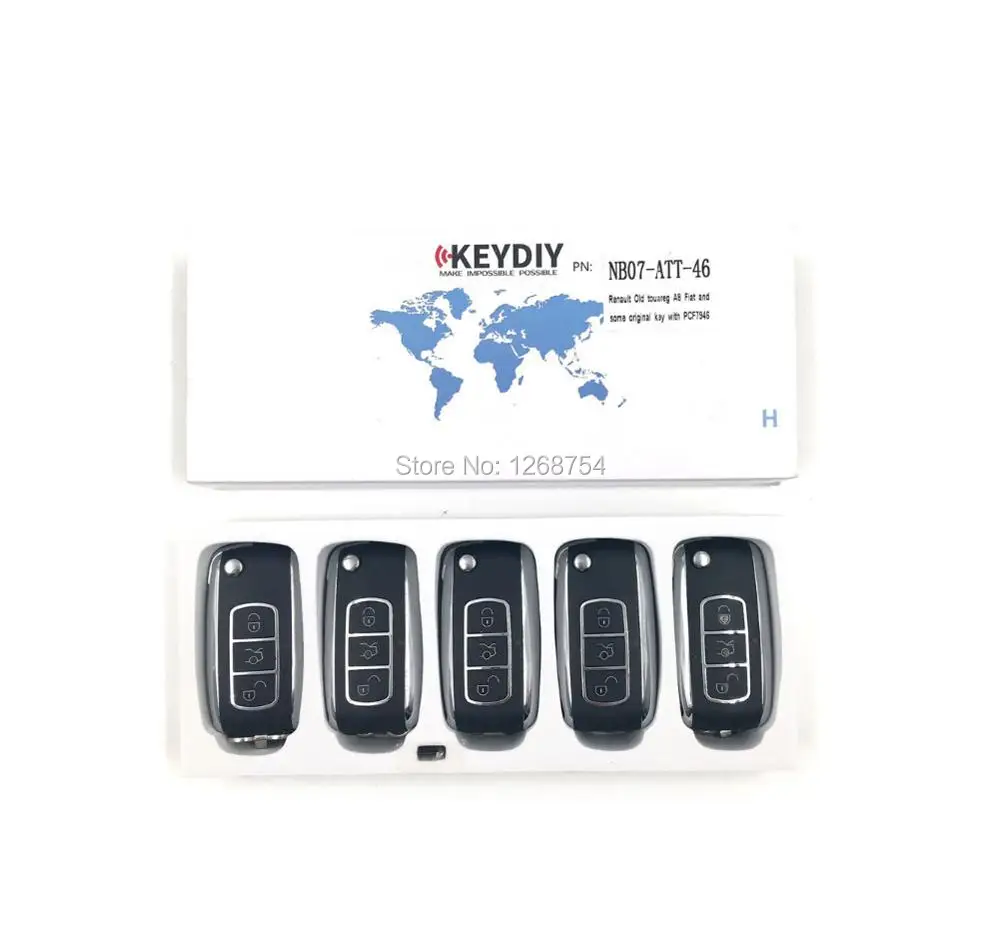 5 шт./лот 3 кнопки дистанционного ключа для CHRYSLER DODGE JEEP NB07 NB ATT модель Chrysler URG200 KD900 KD200