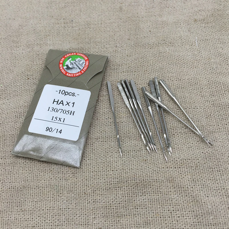 100 DALI DOMESTIC SEWING MACHINE NEEDLES HAX1 90/14 FOR BROTHER,SINGER JUKI ETC 