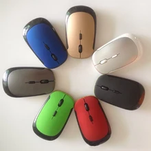 Ультра тонкий USB оптическая беспроводная мышь 2,4G приемник очень тонкая мышь беспроводной компьютер ПК ноутбук Настольный