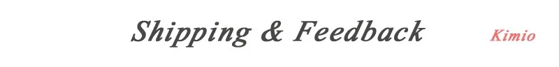 Shiping & Feedback