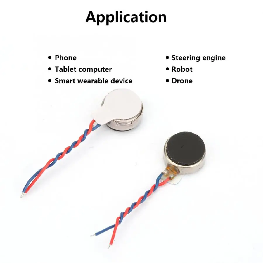 5 шт. 8*2,7 мм DC 2,3-4,0 в плоская вибрационная щетка мотор подходит для телефона планшета компьютера браслет DC щетка вибрационный мотор