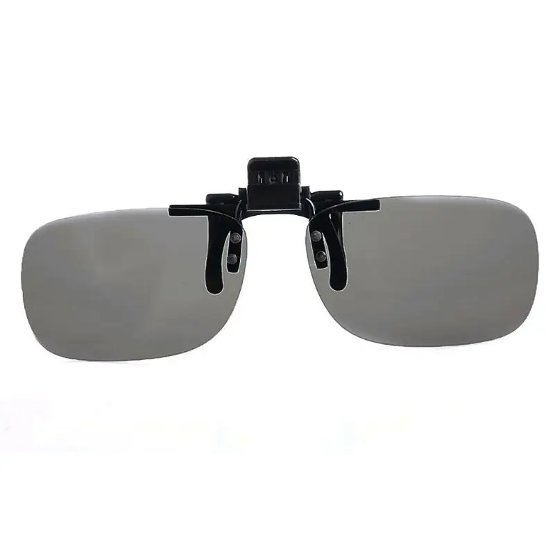 1 PC Clip On type Passive Circular Polarized 3D Glasses Clip for 3D TV Movie/Cinema