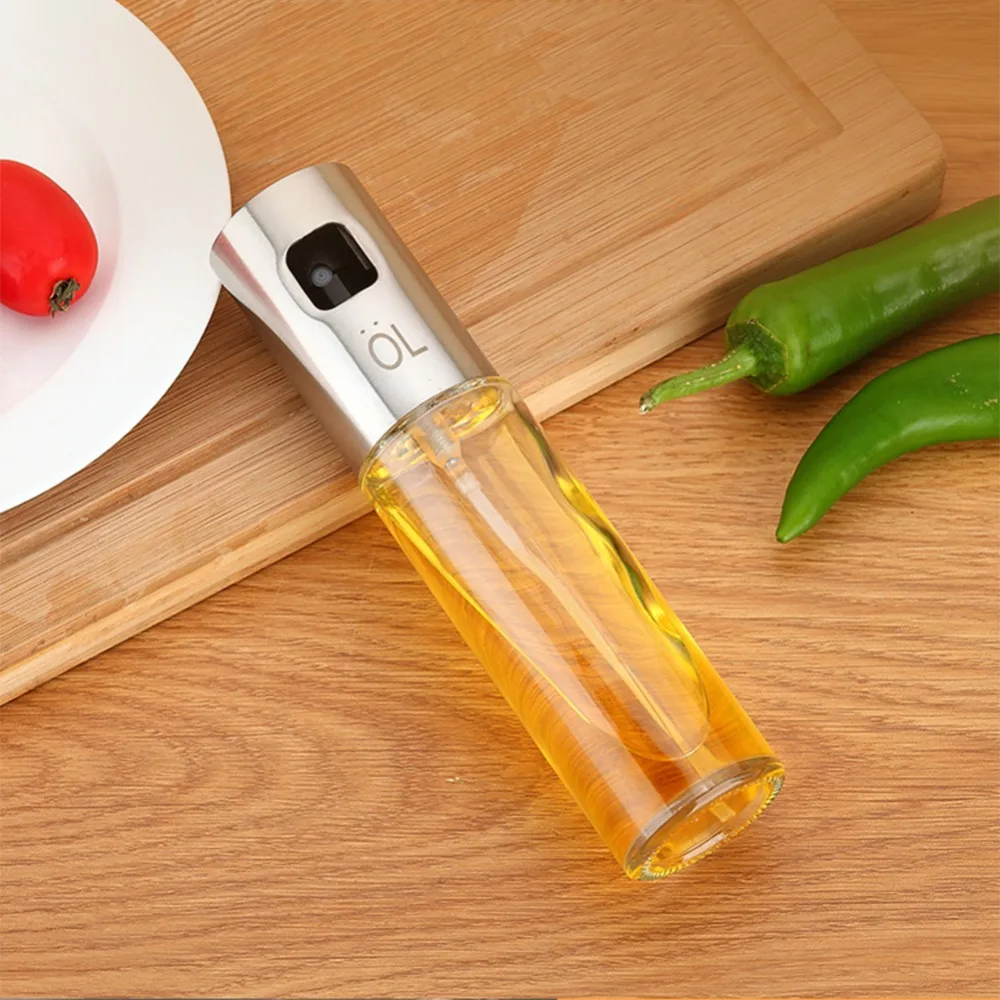 Креативный стеклянный распылитель оливкового масла масло спрей пустая бутылка для уксуса масло диспенсер для приготовления салата барбекю кухня выпечки#290906