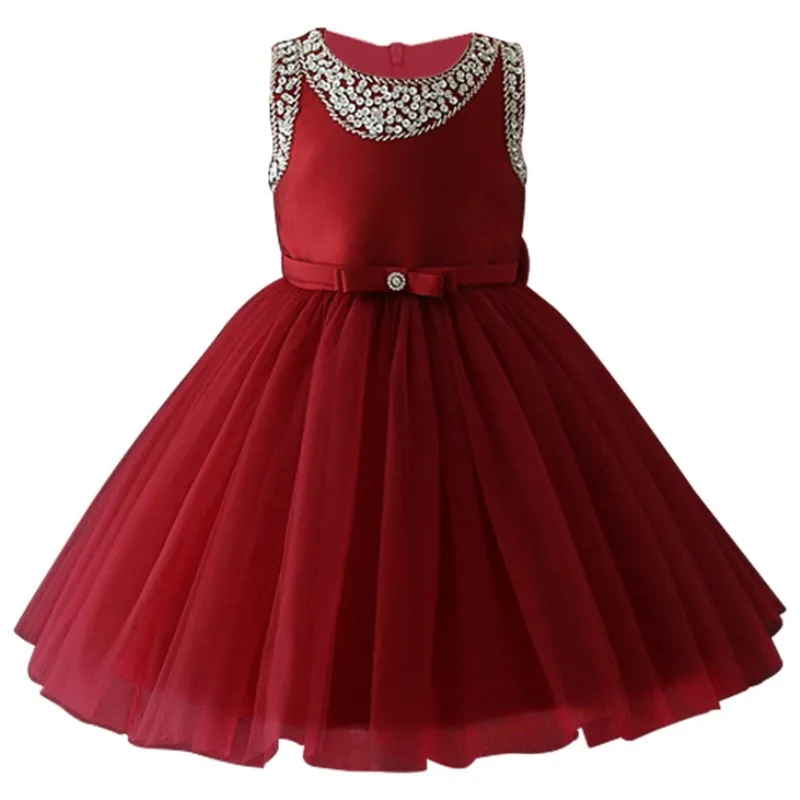 

Lace Appliques Diamond Flower Girl Dresses Kids Evening Gowns For Wedding First Communion Dresses Vestido Comunion