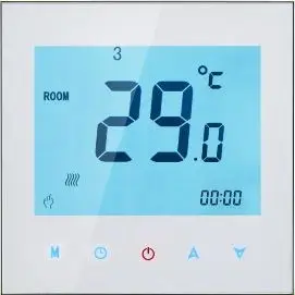 

Touchscreen Colourful Programmable Room Thermostat for Electric Heating (with Modbus function)