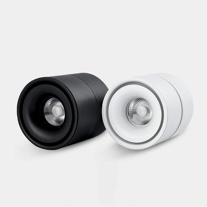 

Modern Nordic design LED Ceiling Lights Surface Track Mounted LED Ceiling Lamps Spot Light 360 Degree Rotation Cloth Down Lights
