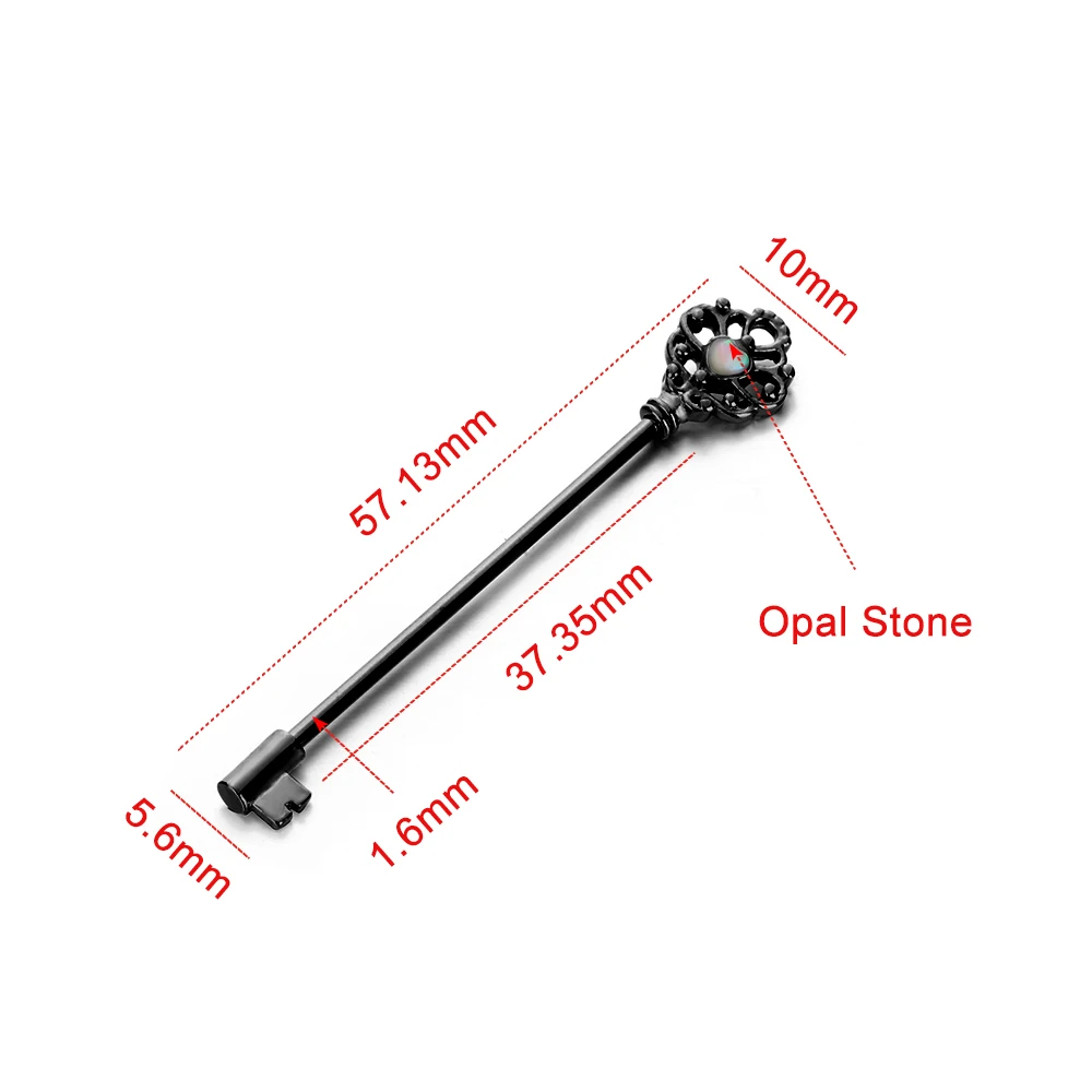 1 шт. модный Ключ Стиль ушной штанга фабричного производства строительные леса бар штанга пирсинга хрящей украшение-серьга для тела заводской пирсинг